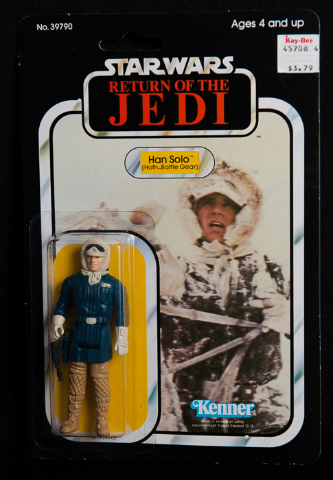 Han Solo - Hoth Battle Gear - return of The Jedi - 77 Back Card